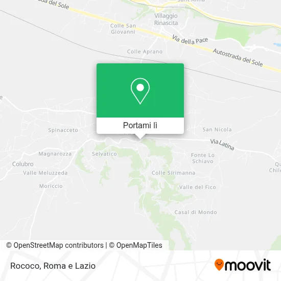 Mappa Rococo