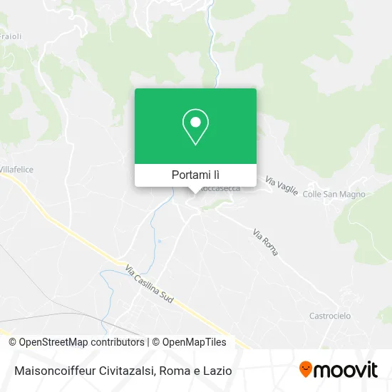 Mappa Maisoncoiffeur Civitazalsi