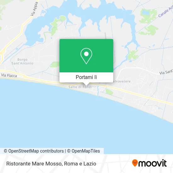 Mappa Ristorante Mare Mosso