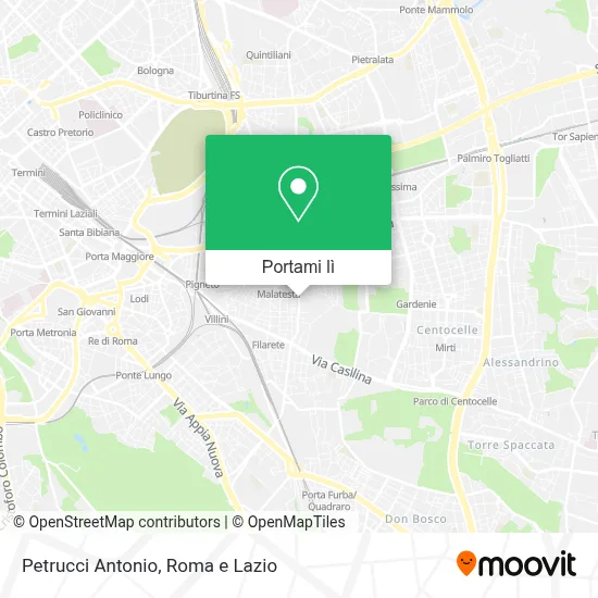 Mappa Petrucci Antonio