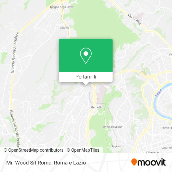 Mappa Mr. Wood Srl Roma