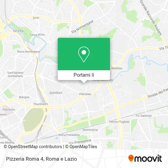 Mappa Pizzeria Roma 4