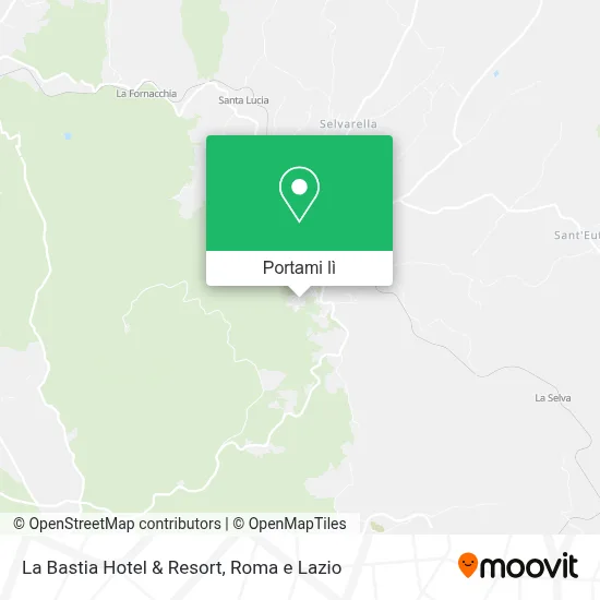 Mappa La Bastia Hotel & Resort