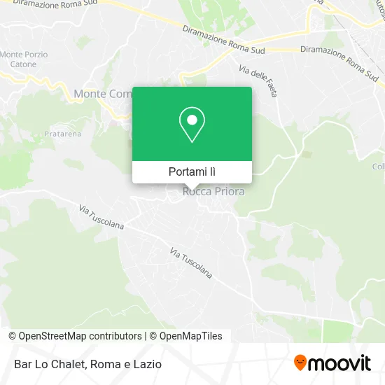 Mappa Bar Lo Chalet