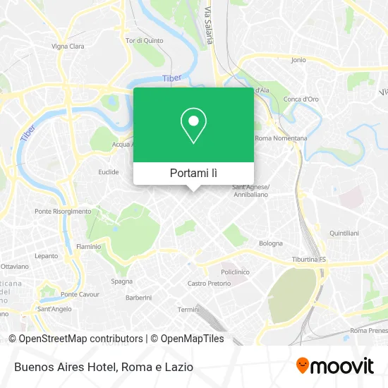 Mappa Buenos Aires Hotel