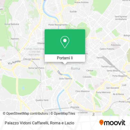 Mappa Palazzo Vidoni Caffarelli