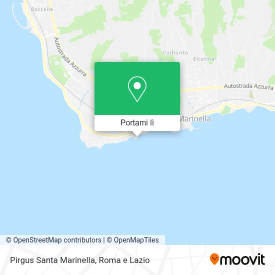 Mappa Pirgus Santa Marinella