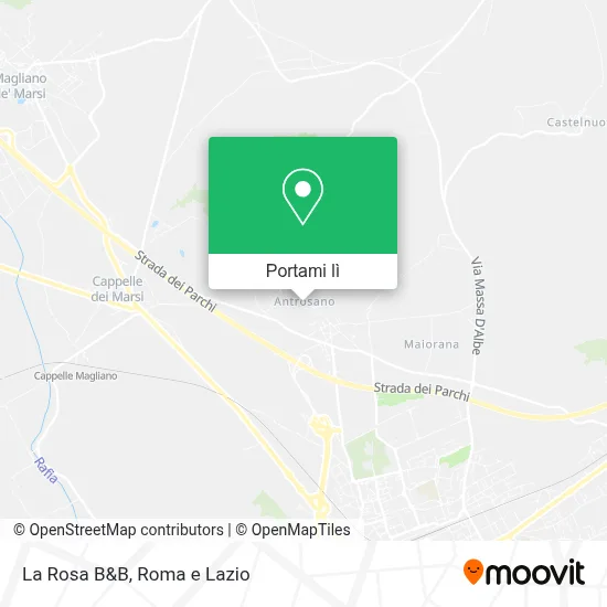 Mappa La Rosa  B&B