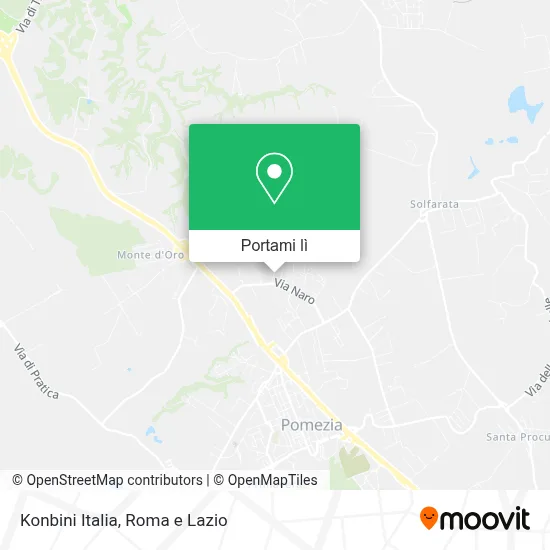 Mappa Konbini Italia