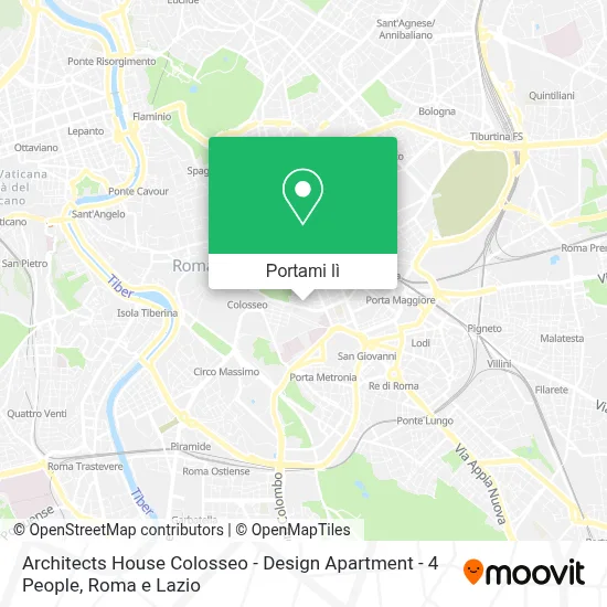Mappa Architects House Colosseo - Design Apartment  -  4 People
