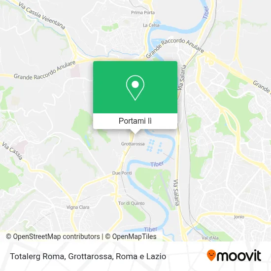 Mappa Totalerg Roma, Grottarossa