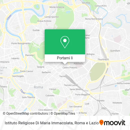 Mappa Istituto Religiose Di Maria Immacolata