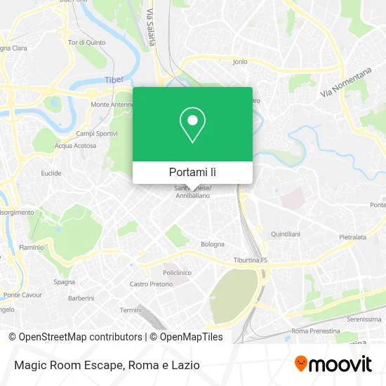 Mappa Magic Room Escape