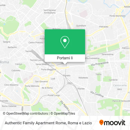 Mappa Authentic Family Apartment Rome