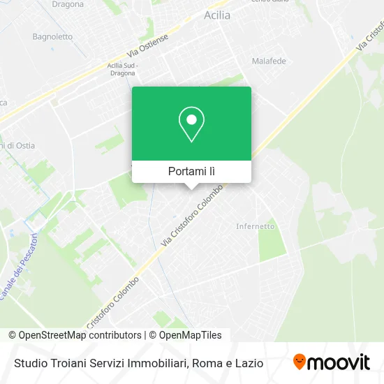 Mappa Studio Troiani Servizi Immobiliari
