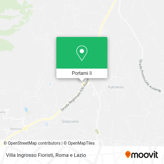 Mappa Villa Ingrosso Fioristi