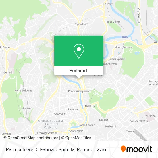 Mappa Parrucchiere Di Fabrizio Spitella