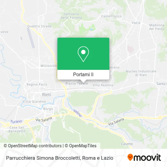 Mappa Parrucchiera Simona Broccoletti