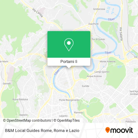 Mappa B&M Local Guides Rome
