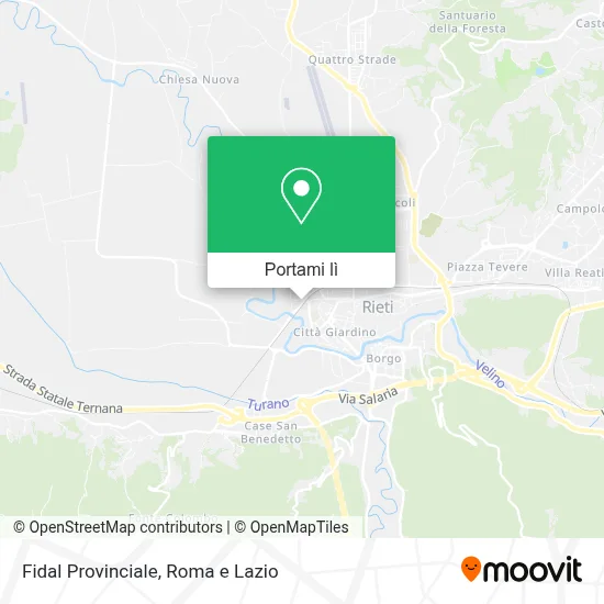Mappa Fidal Provinciale