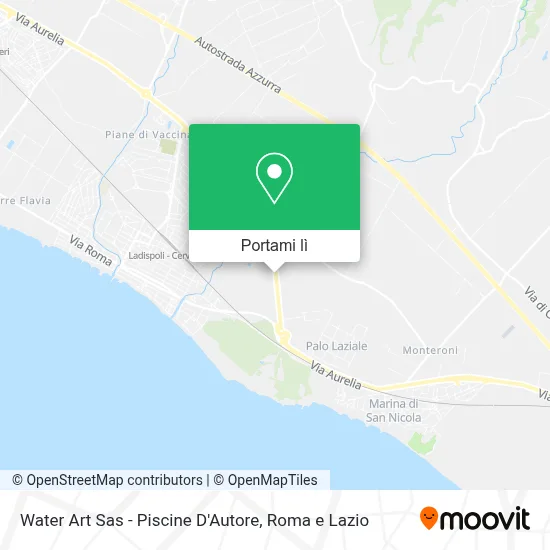 Mappa Water Art Sas - Piscine D'Autore