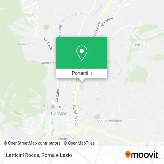 Mappa Latticini Rocca