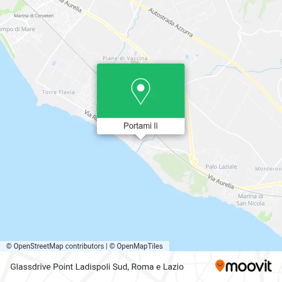 Mappa Glassdrive Point Ladispoli Sud