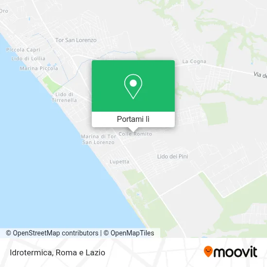 Mappa Idrotermica