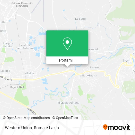 Mappa Western Union