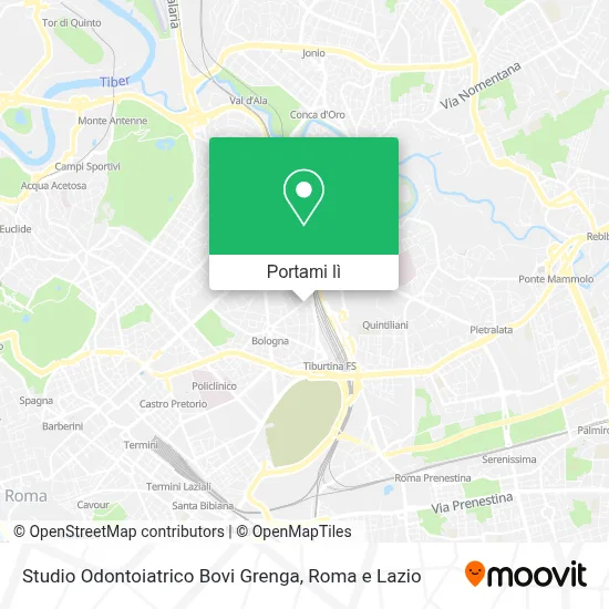 Mappa Studio Odontoiatrico Bovi Grenga
