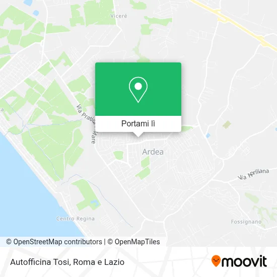 Mappa Autofficina Tosi