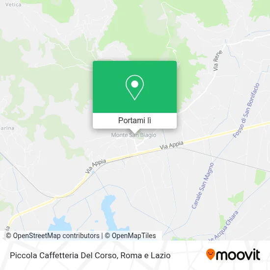 Mappa Piccola Caffetteria Del Corso