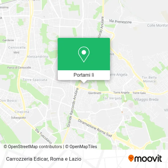 Mappa Carrozzeria Edicar