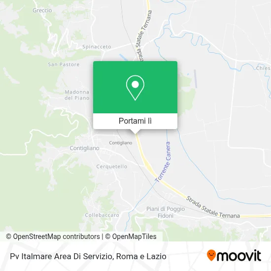 Mappa Pv Italmare Area Di Servizio