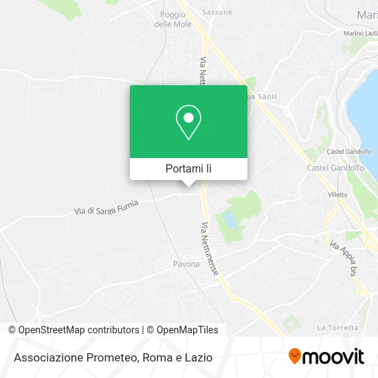 Mappa Associazione Prometeo