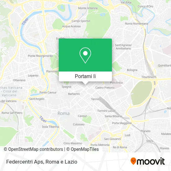 Mappa Federcentri Aps