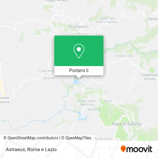 Mappa Astraeus