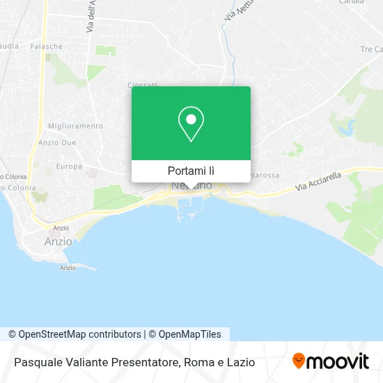 Mappa Pasquale Valiante Presentatore