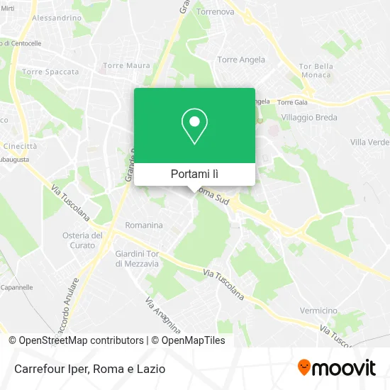 Mappa Carrefour Iper