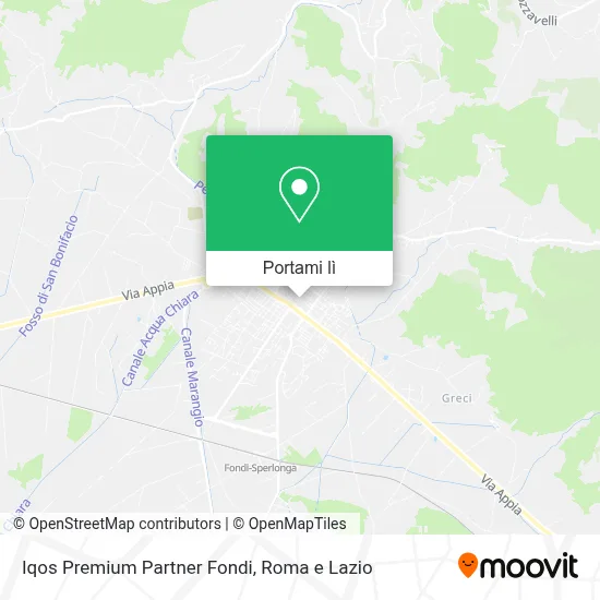 Mappa Iqos Premium Partner Fondi