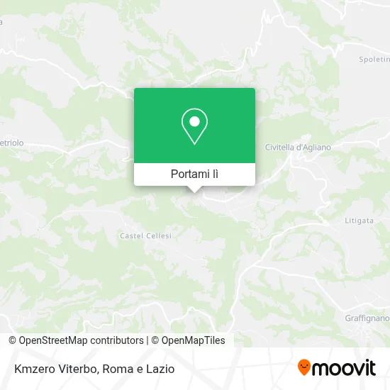Mappa Kmzero Viterbo