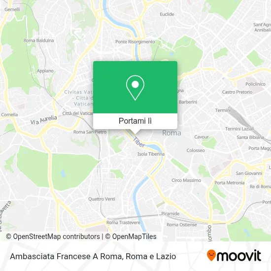 Mappa Ambasciata Francese A Roma