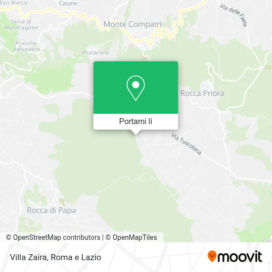 Mappa Villa Zaira