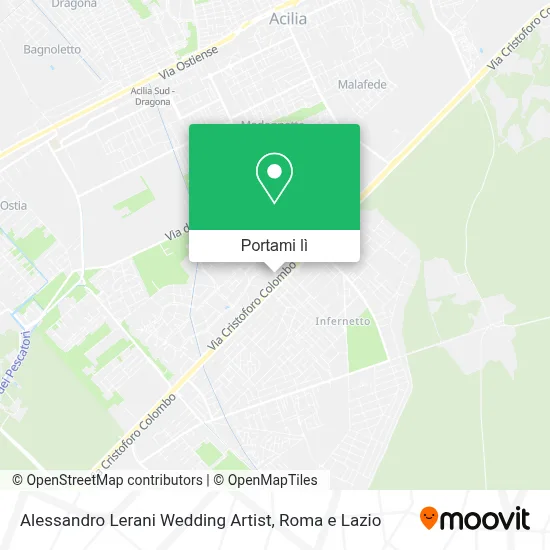 Mappa Alessandro Lerani Wedding Artist