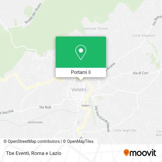 Mappa Tbe Eventi