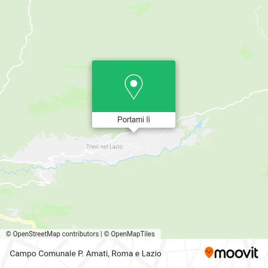 Mappa Campo Comunale P. Amati