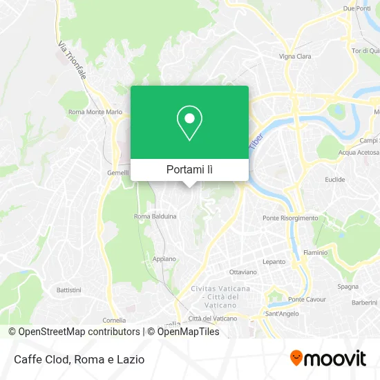 Mappa Caffe Clod
