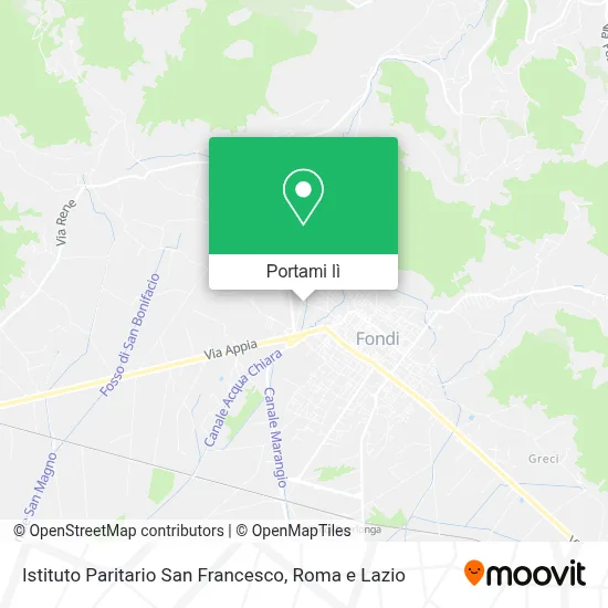 Mappa Istituto Paritario San Francesco