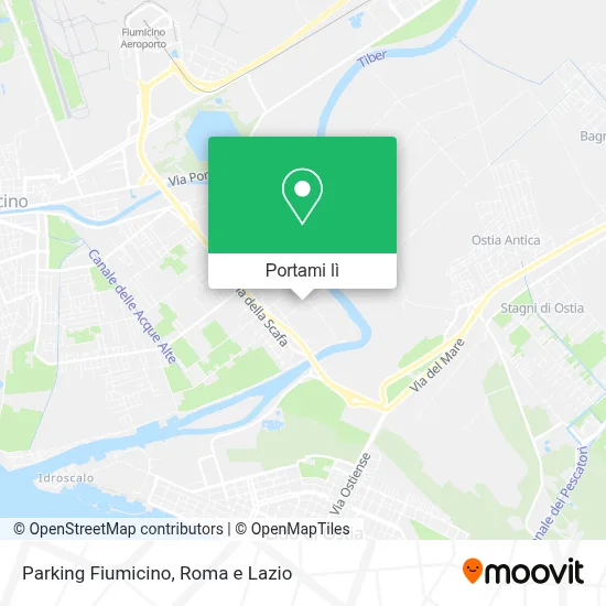 Mappa Parking Fiumicino