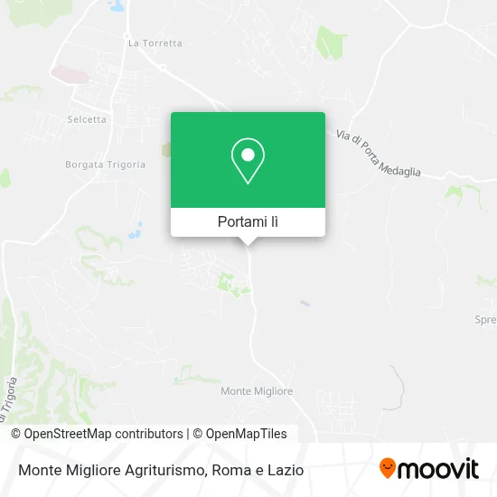 Mappa Monte Migliore Agriturismo